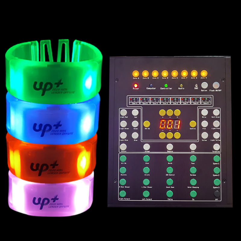 Polsera de polsera LED RGB