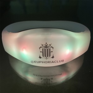 Wedding Party Led Gift Wireless Customization Remote Control Silicone  Bracelet