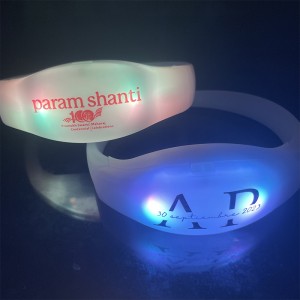 Rfid Remote Controlled Led Bracelet For Concert Lighting wristband
