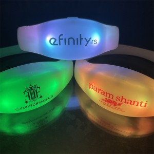 Rfid Remote Controlled Led Bracelet For Concert Lighting wristband
