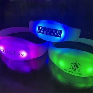Rfid Remote Controlled Led Bracelet For Concert Lighting wristband