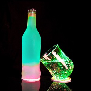 Factory new promotional bar atmosphere special bottle lights custom led Sound Sensor sticker