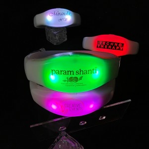 Light up Parties Big Events Custom LOGO LED Wristbands