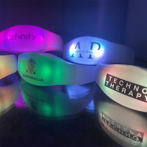 Rfid Remote Controlled Led Bracelet For Concert Lighting wristband
