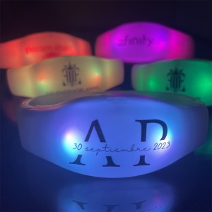 Rfid Remote Controlled Led Bracelet For Concert Lighting wristband