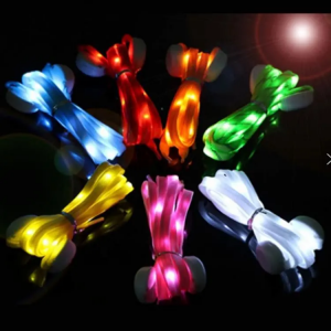 OEM shoelaces night multi-color  dancing shoes led tpu shoelaces
