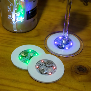 Factory new promotional bar atmosphere special bottle lights custom Led Label Sticker