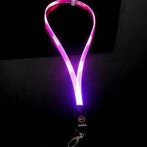 Wedding Party Support Custom Flash for Party Led Lanyard