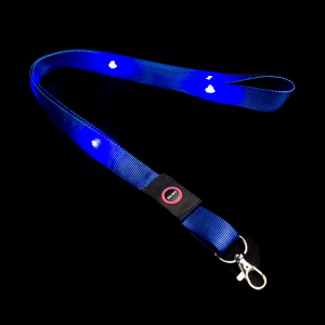 OEM Led Lanyard Nylon Led Lanyard for party night
