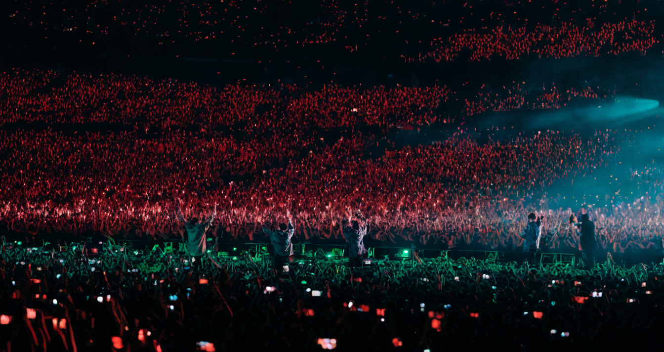 Huge concert