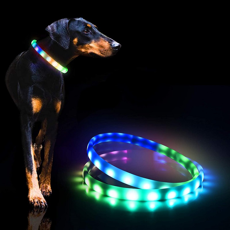 Low MOQ for Nylon Led Collar For Dogs – High Quality Waterproof Super Bright Lamp Beads Various Color Changes to Prevent Lost Led Pet Collar – Longstar