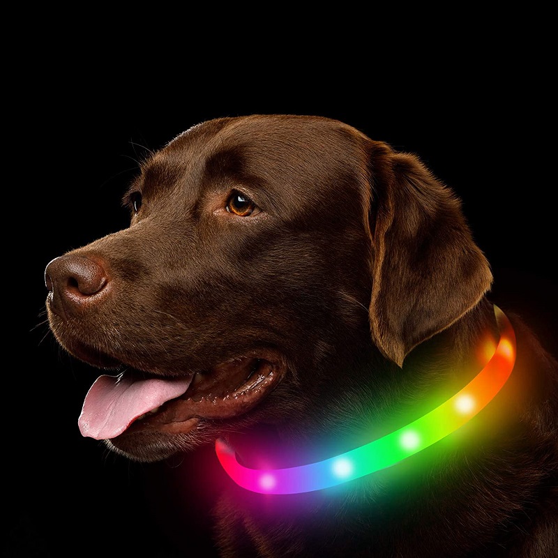 Low MOQ for Nylon Led Collar For Dogs – High Quality Waterproof Super Bright Lamp Beads Various Color Changes to Prevent Lost Led Pet Collar – Longstar detail pictures