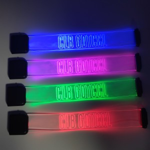 Led Wristband Factory Wholesale Party Gift Music Magnet Led Bracelet