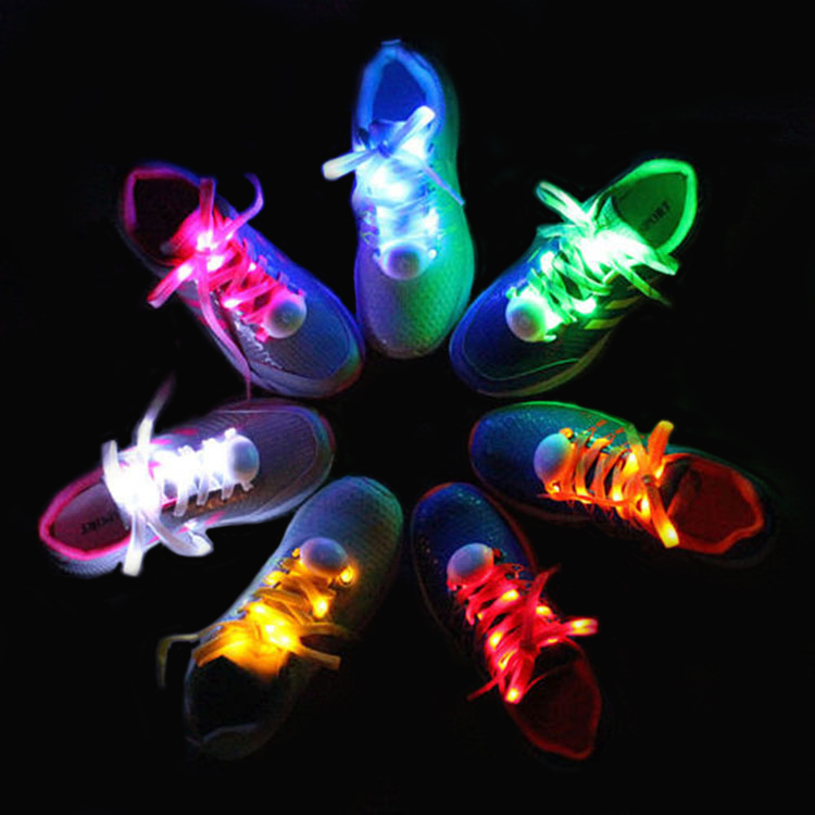Wholesale Tpu Shoelaces - Manufacturers hot selling new custom colorful lights monochrome lights strong light luminous LED nylon luminous shoelaces – Longstar detail pictures