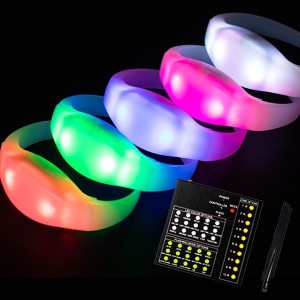 Light up Parties Big Events Custom LOGO LED Wristbands