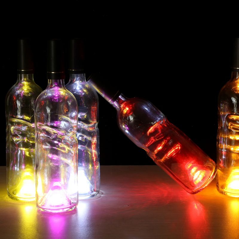 Cheap PriceList for Waterproof Lighting Label - Manufacturers promotion discount bar nightclub diameter 5cm special price bottle atmosphere lamp specification logo custom new waterproof led coaster – Longstar detail pictures