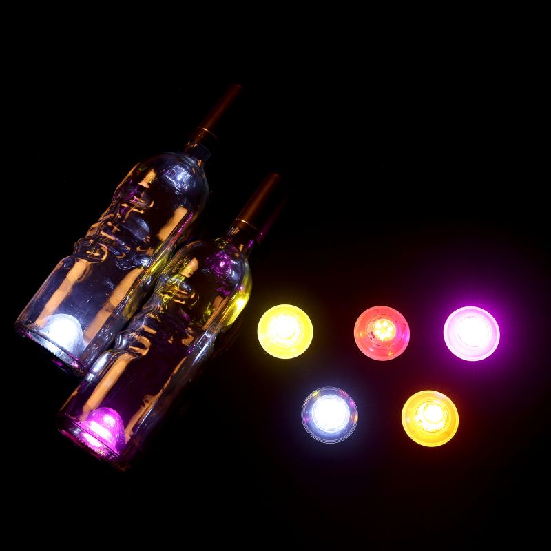 Cheap PriceList for Waterproof Lighting Label - Manufacturers promotion discount bar nightclub diameter 5cm special price bottle atmosphere lamp specification logo custom new waterproof led coaster – Longstar detail pictures