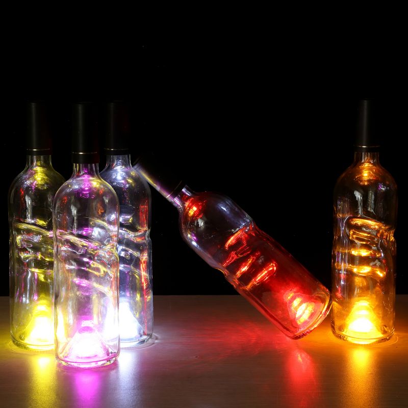 Cheap PriceList for Waterproof Lighting Label - Manufacturers promotion discount bar nightclub diameter 5cm special price bottle atmosphere lamp specification logo custom new waterproof led coaster – Longstar detail pictures