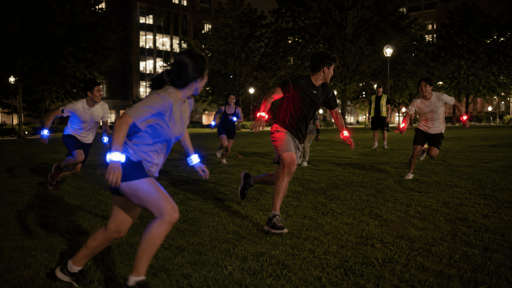 A New Way to Use LED DMX Wristbands in Real-Life Cat and Mouse Games