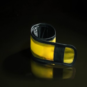 Dark night luminous safety sign bar party sports running a variety of lighting modes support custom led armbands