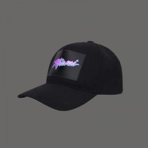 Factory direct sale new creative dark night glow logo custom led casual hat