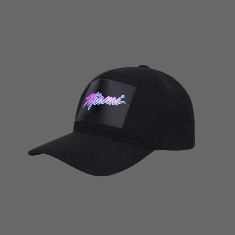 Factory direct sale new creative dark night glow logo custom led casual hat (5)