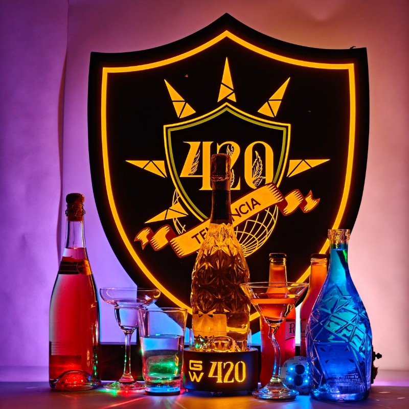 LED  bottle display