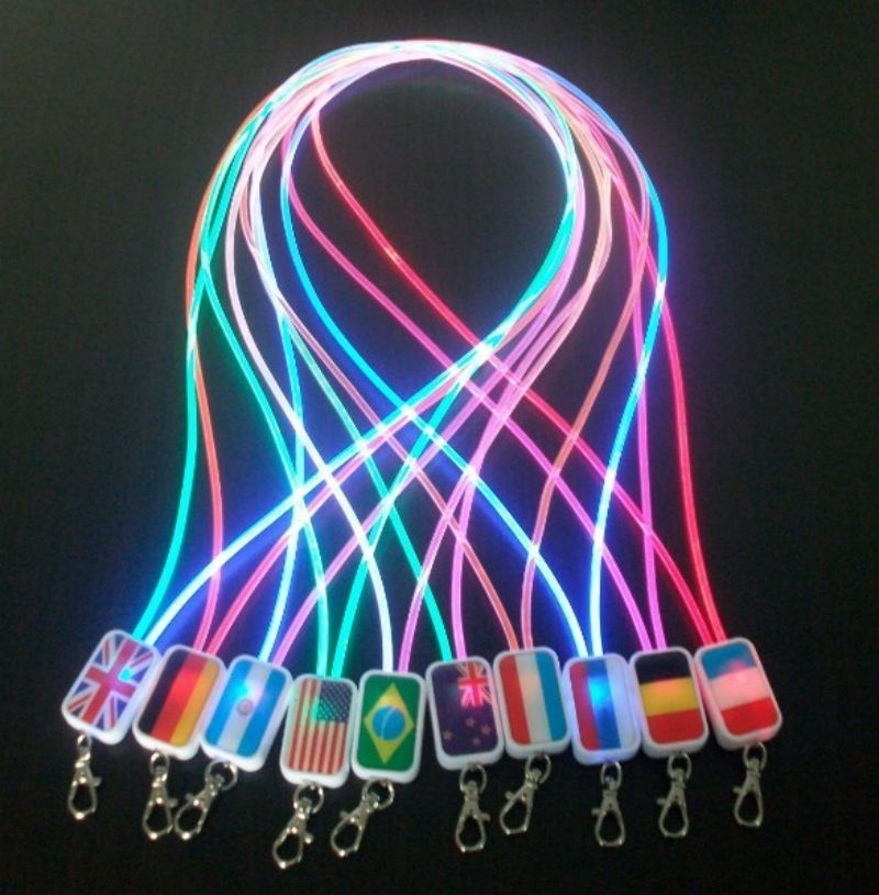 Wholesale Single Custom Led Lanyard - Led tpu lanyard – Longstar detail pictures