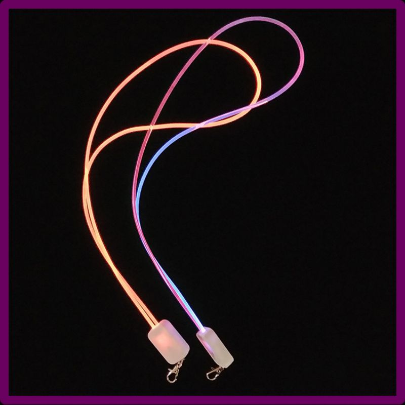 Wholesale Single Custom Led Lanyard - Led tpu lanyard – Longstar detail pictures