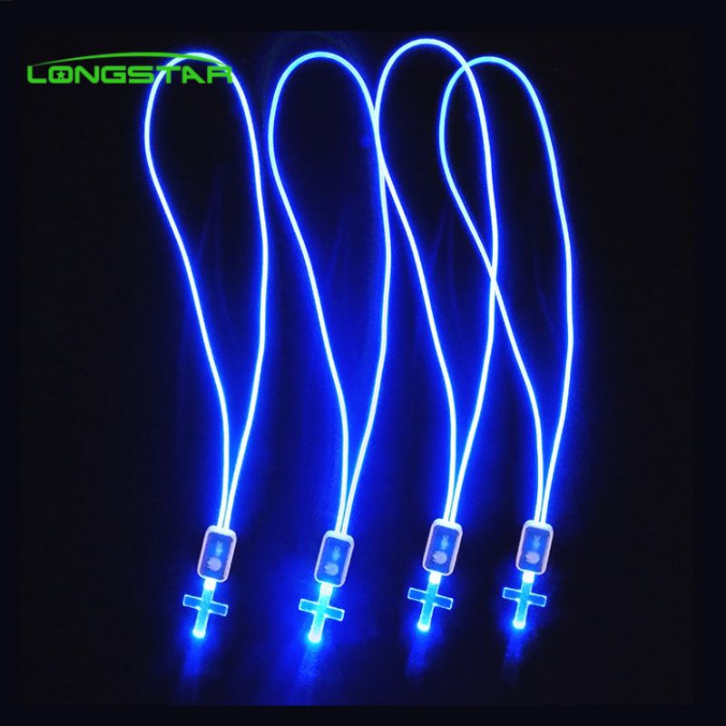 Wholesale Single Custom Led Lanyard - Led tpu lanyard – Longstar detail pictures