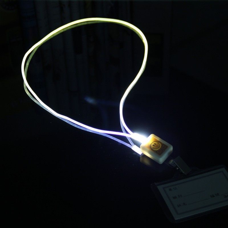 Wholesale Single Custom Led Lanyard - Led tpu lanyard – Longstar detail pictures