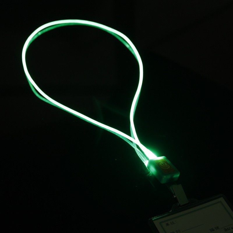 Wholesale Single Custom Led Lanyard - Led tpu lanyard – Longstar detail pictures