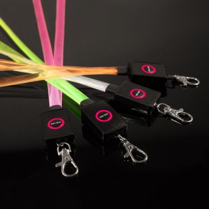 New Logo Support Custom Flash LED Lanyard for Bar Wedding Party