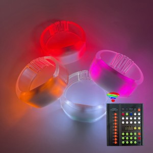 Customize Concert Wireless Remote Control  Luminous Change Logo  Led  Wristband