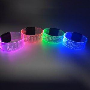 Led Wristband Factory Wholesale Party Gift Music Magnet Led Bracelet