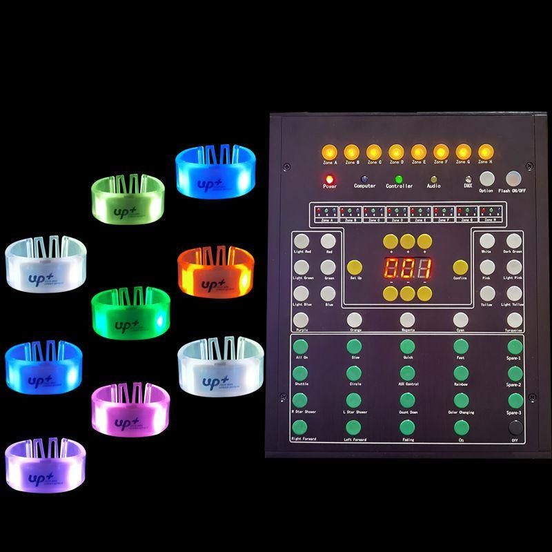 Wholesale Dealers of Flashing Led Bracelet - Party scene atmosphere active props 800 meters wireless remote control support logo custom led bracelet – Longstar