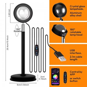 Bluetooth Smart Sunset Projector