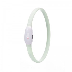 factory Outlets for Flashing Nylon Led Dog Cat Wholesale Pet Collar - Pet factory direct sales new high-quality monochrome seven-color pet safety special to prevent loss night glow adjustable USB ...