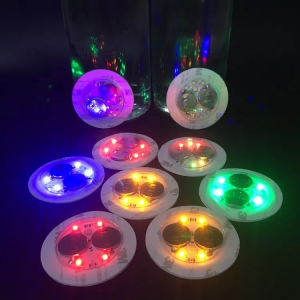 Led Coaster Light Sticker Led Coaster LED Bottle Light Cup LED bottle sticker